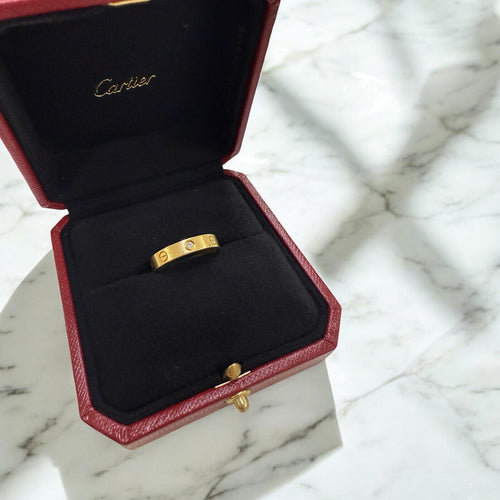 Cartier Love Diamond Wedding Band Size 56; Size 7 1/2 US