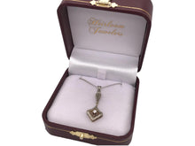 Art Deco Era Diamond Pendant 14K White & Yellow Gold