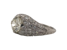 Edwardian Era 1.82 Carat Old European Cut Diamond Platinum Engagement Ring