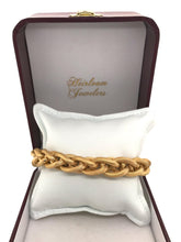 18K Yellow Gold Woven Link Bracelet