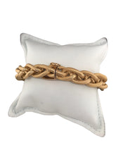 18K Yellow Gold Woven Link Bracelet