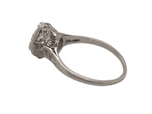 Art Deco 2.58 Carat Old European Cut Platinum Engagement Ring