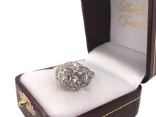 Platinum 1.0 Carat Old European Cut Diamond Engagement Ring