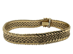 Retro Era 14K Yellow Gold Link Bracelet