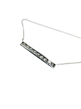 Vintage Diamond Bar Necklace 1 Carat