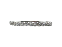 14K White Gold 1.5 Carat Diamond Bangle Bracelet