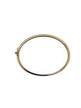 14K Yellow Gold 1 Carat Diamond Bangle Bracelet