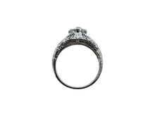 Vintage Platinum Art Deco 0.66 Carat Old European Cut Diamond Ring