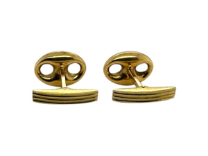 Vintage Gucci Cufflinks 18K Yellow Gold