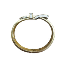 Western Style Buckle Diamond Bangle Bracelet