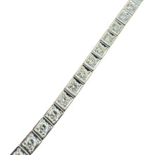 Vintage Platinum Diamond Tennis Bracelet 4 Carats