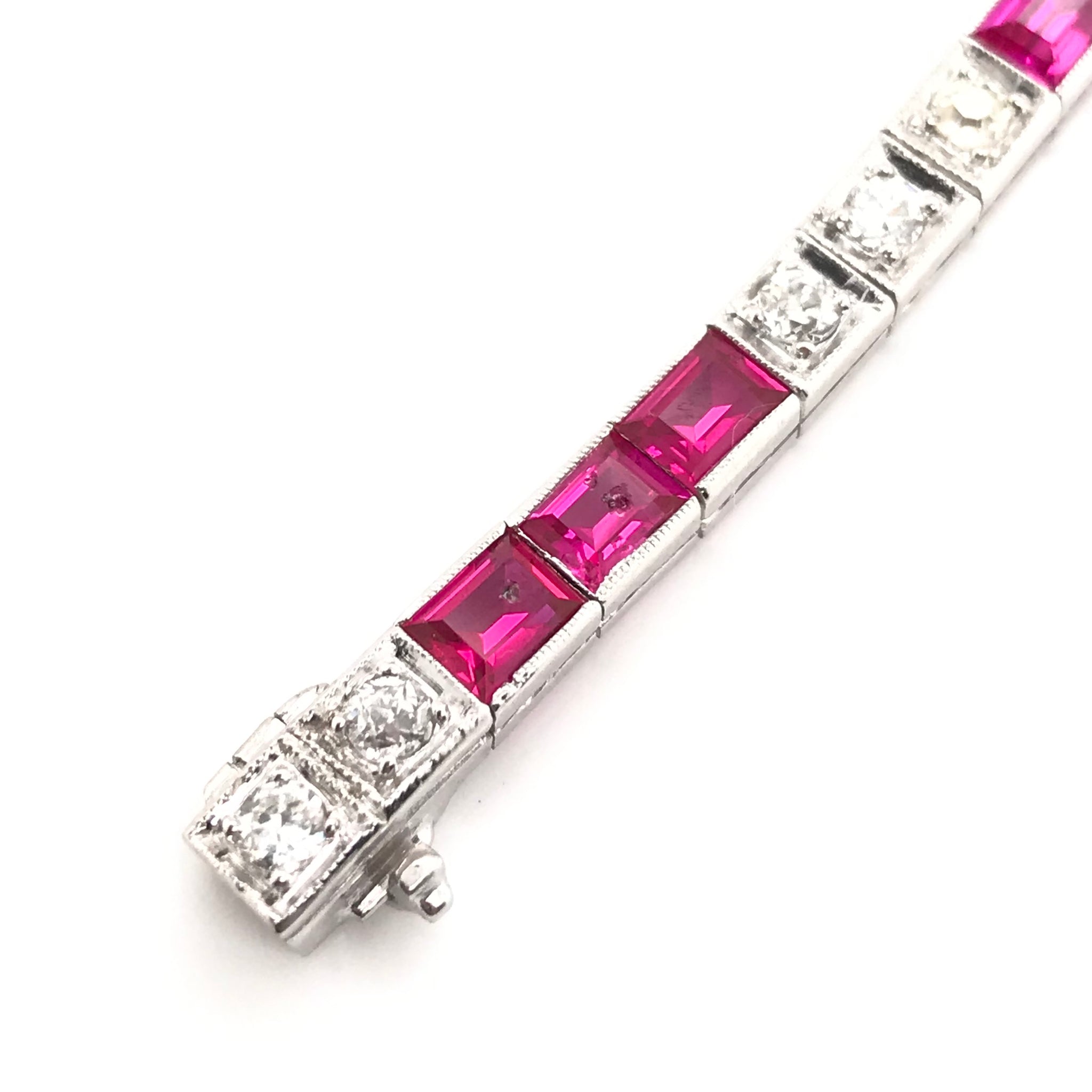 Art Deco Tiffany & Co Diamond Bracelet - Ruby Lane