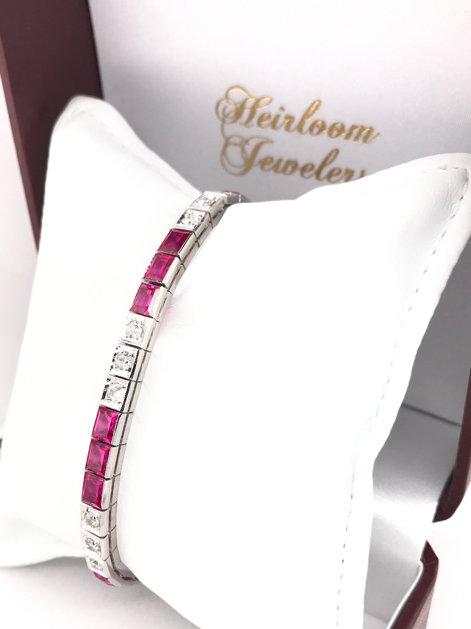 Art Deco Tiffany & Co Diamond Bracelet - Ruby Lane