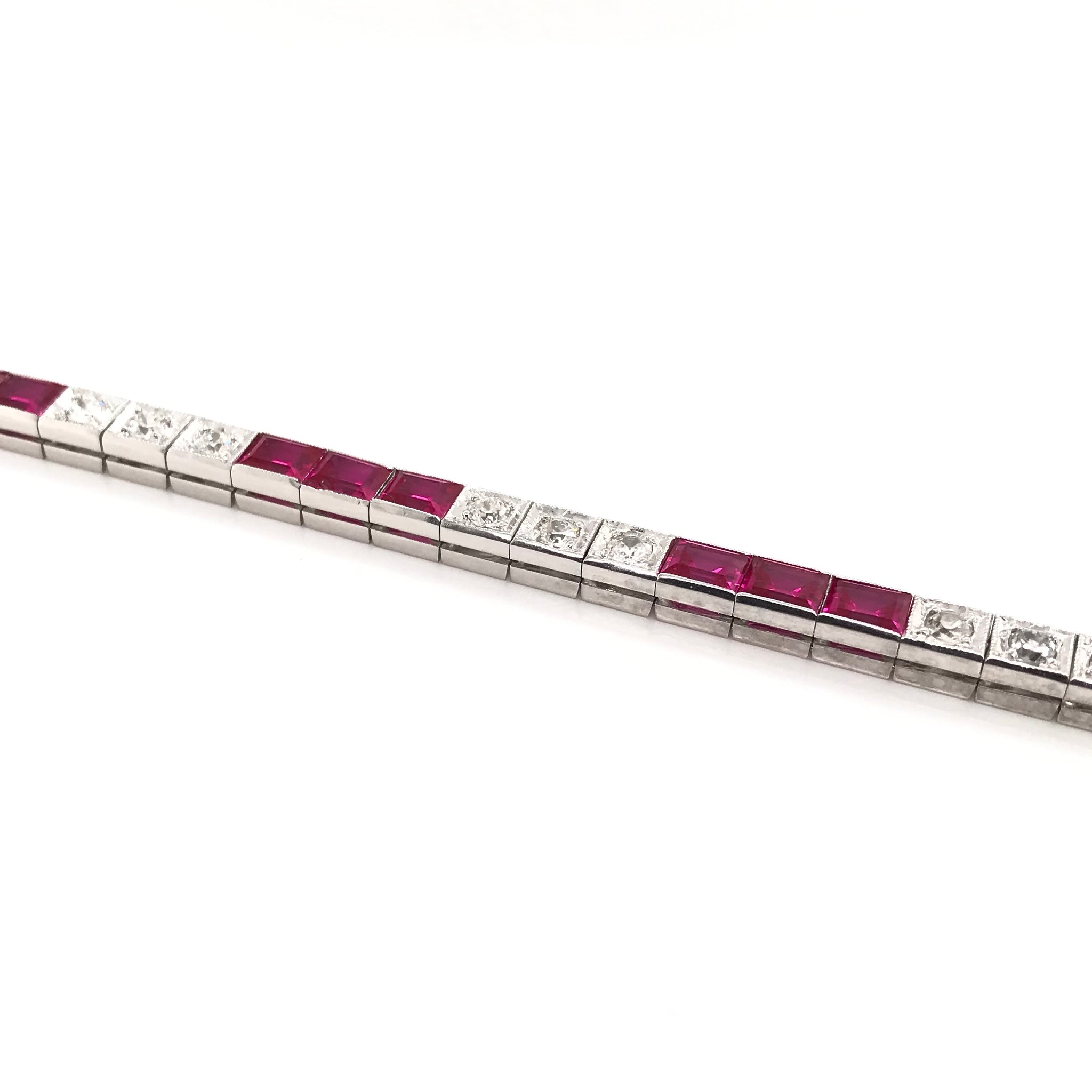 Art Deco Tiffany & Co Diamond Bracelet - Ruby Lane