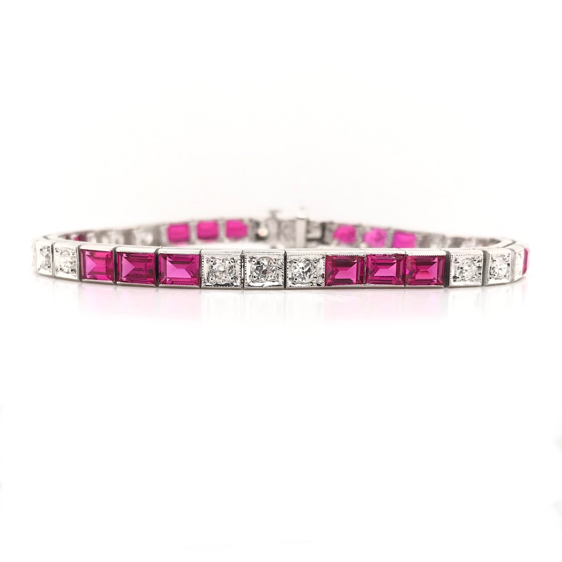 Art Deco Tiffany & Co Diamond Bracelet - Ruby Lane